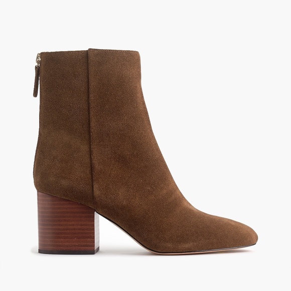 J. Crew Shoes - New JCREW Sadie Boots in Suede Dark Pecan